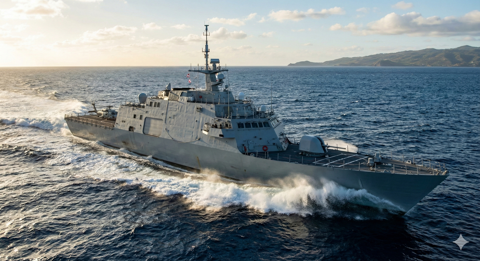 Navy Ship Illustration